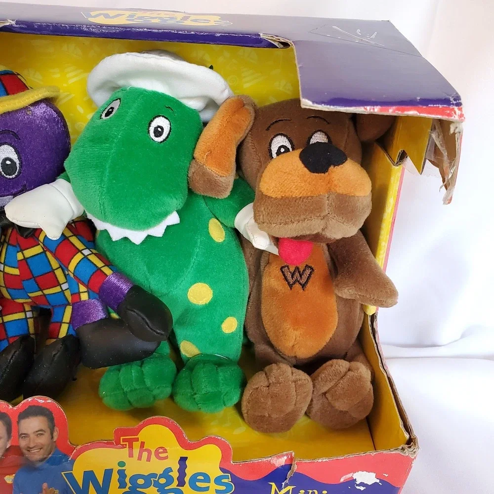 The Wiggles Mini Friends Henry Octopus Dorothy Dinosaur Wags Dog Plush Toys 2003